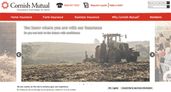 Desktop Screenshot of cornishmutual.co.uk